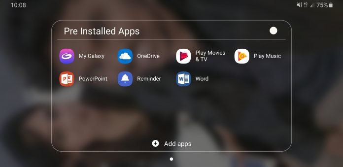 pre-installed apps
