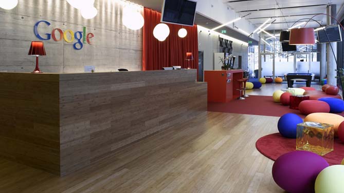 google open plan office