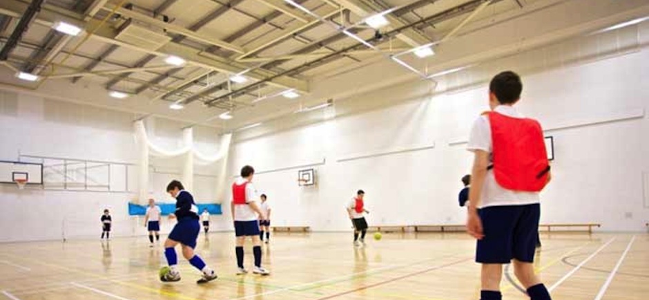sonato rhino acoustic wall panels in sports hall