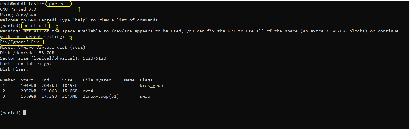 rrp 1 1 - How to resize a Root Partition in Ubuntu (Linux) (GPT)